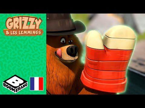 L'ours magnétique | Grizzy et les Lemmings | @boomerangFR