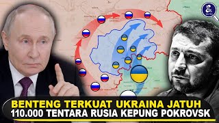 STRATEGI PUTIN TEMBUS POKROSVK BENTENG TERKUAT UKRAINA! Kemenangan Besar Rusia Dalam Perang Ukraina