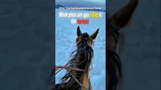 Where are you horse riding the hardest? 🏇😳| #shorts #viral #trending
