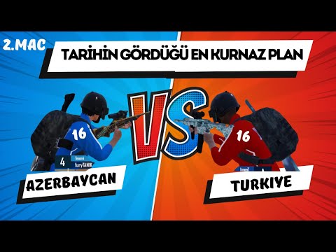 Daha Önce Böyle Kurnaz Bir Plan görmediniz! Türkiye-Azerbaycan 16-16 PUBG Mobile Turnuvası 2. maç