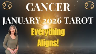 CANCER ♋ Feeling GOOD! Everything Is Coming Together Beautifully ✨ January 2026 Tarot
