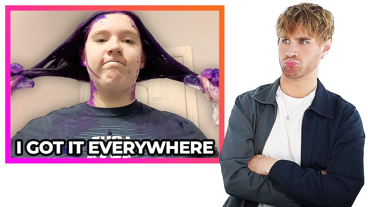 Hairdresser Reacts To People Dying Their Virgin Hair For The First Time