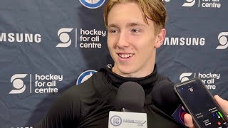 Winnipeg Jets Prospect Challenge media availability: Viggo Björck