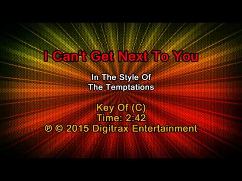 The Temptations – I Can’t Get Next To You  (Backing Track)