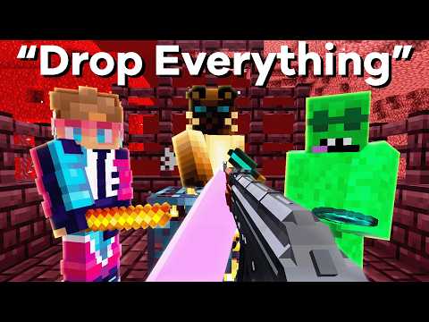 Giving YouTubers Guns and Racing to Speedrun Minecraft