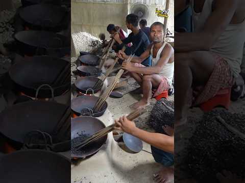 Bihar Village Style Healthy Makhana Full Making Process Rs. 100/- Only #bihar #shorts