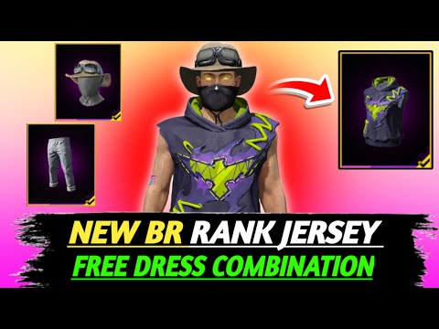 NEW BR RANK JERSEY GOD LEVEL DRESS COMBINATION | NO TOP UP DRESS COMBINATION | FF DRESS COMBINATION