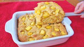 ¡Solo 3 MINUTOS! Pastel Esponjoso SIN HARINA, AZÚCAR, LECHE ni MANTEQUILLA - ¡Pocos Ingredientes!