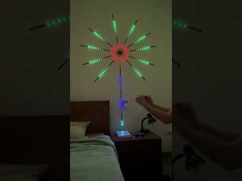 Led Strip  Colorful Fireworks Light LED Decor RGBIC Atmosphere Light With Bluetooth Voice contrôle
