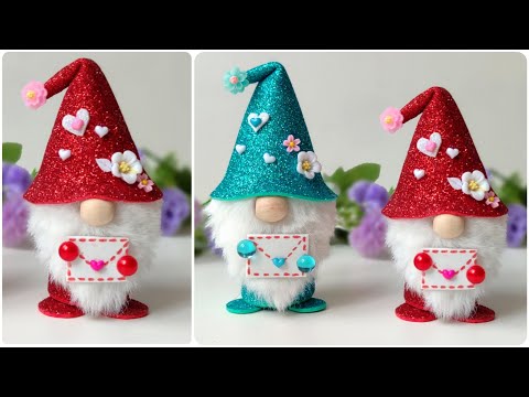 Easy Gnome making idea | Amazing Gnome made of foamiran