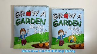 🍀paper diy🍀 ROBLOX GROW A GARDEN BLIND BAGS! | ASMR | DIY | oyuncaksehritv