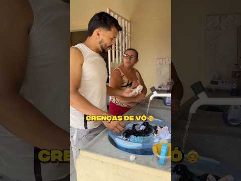 Vocês acreditam nas crenças de vó? #humor #comedia ##vovónamídia #vovo #shorts #video