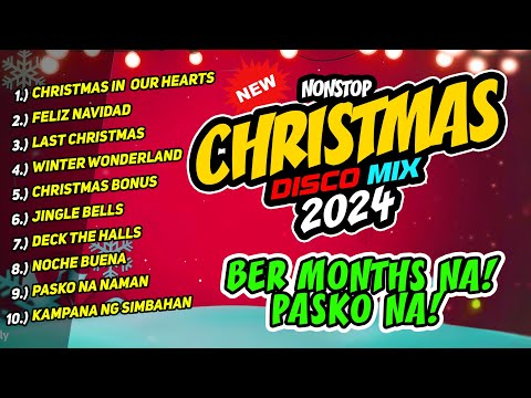 🤶Nonstop CHRISTMAS SONGS  DISCO PARTY MIX 2024 - 2025 PHILIPPINES - DJ Rowel 🎄