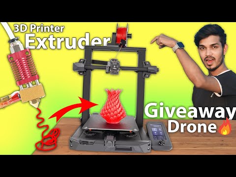 My 3D Printer not Working 🥲| How to Repair Extruder | Drone Giveaway Winners🔥