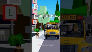 Homeless Kid Gets KICKED OFF THE BUS In Roblox! 👿#shorts