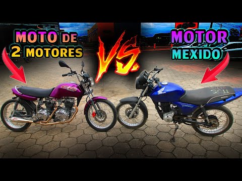 Testamos a CG 99 de 2 motores CONTRA uma Moto MEXIDA
