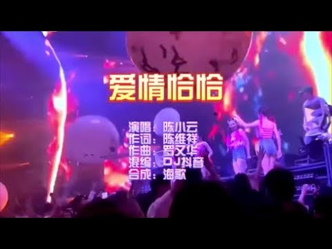 陳小雲 《愛情恰恰（DJ抖音版）》 KTV 導唱字幕 （備有伴奏視頻）