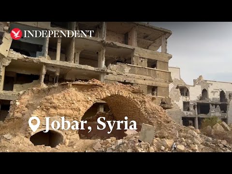 Syria: Residents return to devastated village after 13 years