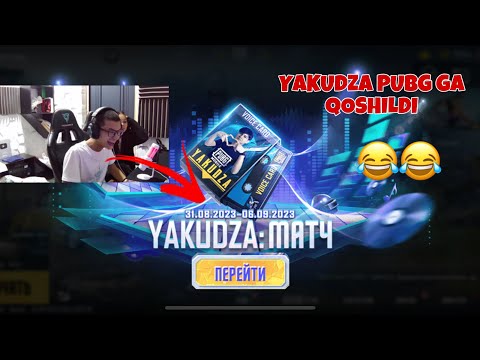 YAKUDZA O'ZINING PUBG GA QO'SHILGAN OVOZLARIGA REASKIYASI😂😂 // PUBG MOBILE