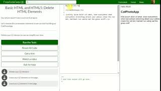 [7] Delete HTML Elements
