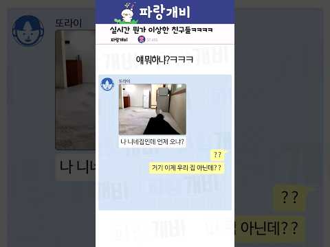 실시간 뭔가 이상한 친구들ㅋㅋㅋㅋ
