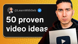 50 PROVEN VIDEO IDEAS That Will BLOW UP Your Channel In 2025