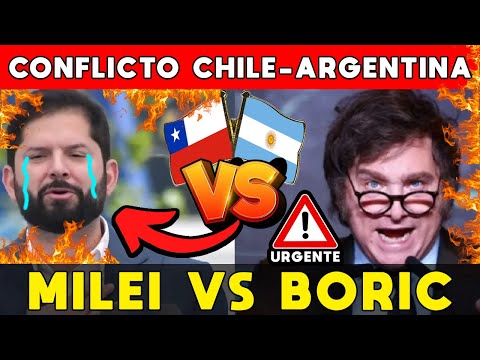 MILEI VS BORIC: ESCALA PELEA 🚨 SE PUDRIÓ TODO ENTRE GOBIERNO CHILE VS ARGENTINA: LE DIJO "COMUNISTA"