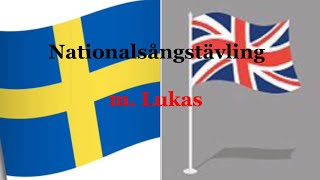 Nationalsångstävling med Lukas
