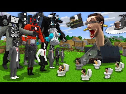 ALL EPISODE of SKIBIDI TOILETS vs CAMERAMAN, TV MAN, SPEAKERMAN in Minecraft - Garry's Mod Animation