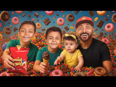 أول مرة سما تدخل تحدي الوجبة المفتوحة! 👶🍟 