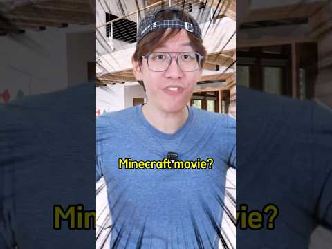 He wanna watch “Minecraft Movie” but his dad is a little… #shorts