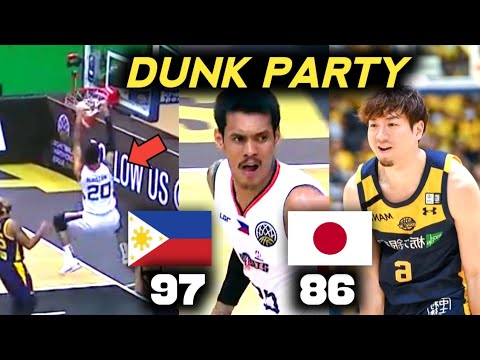Dunk Party!! Pilipinas (Meralco) Kinawawa ang Champion ng Japan sa isang Liga | Highlights