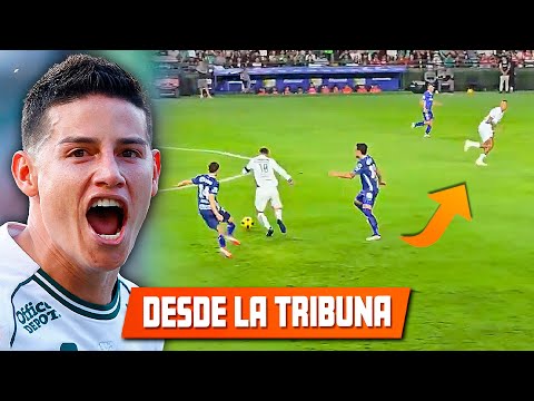 LO QUE NO SE VIO! ASISTENCIA MAGISTRAL de JAMES DESDE la TRIBUNA ÁNGULO PERFECTO l BAILE CELEBRACIÓN