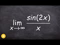 Understanding Limits and Sine Functions
