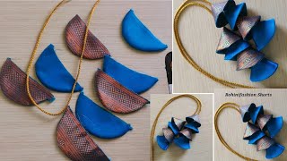 New blouse latkan design | flower latkan making | Simple and easy method
