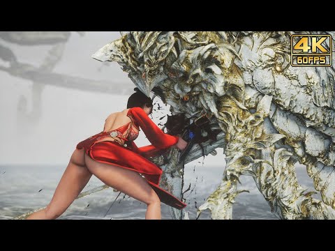 Stellar Blade - Crimson Wings Suit Final Boss & Ending @ 4K 60ᶠᵖˢ ✔