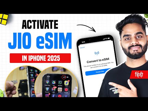 Jio eSIM activation Process 2025 | How to Setup eSIM on iPhone | Convert Jio Physical sim to eSIM