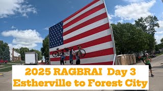 2025 RAGBRAI Day 3   Estherville to Forest City