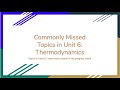 Key Concepts in Thermodynamics: Bond Enthalpy and Equations