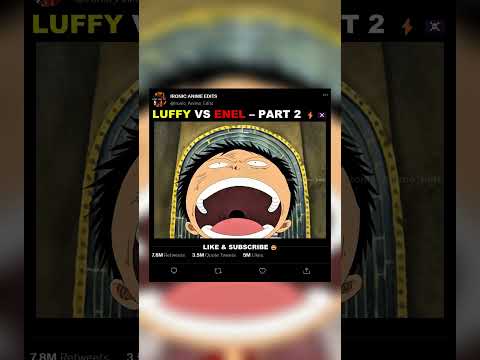 Luffy vs Enel β Part 2 β‘π΄ββ οΈ | EDIT | #onepiece #shorts #luffy #enel β