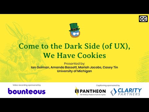Come to the Dark Side (of UX), We Have Cookies