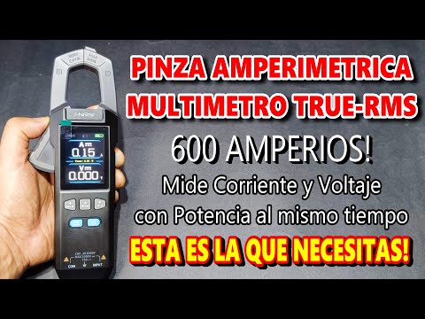 ✅MAGICA y PRECISA PINZA AMPERIMETRICA 👀👉 PUEDE MEDIR VOLTAJE, CORRIENTE y POTENCIA EN UNA MEDIDA