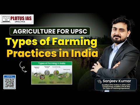 PLUTUS IAS | Agriculture for UPSC - Types of Farming Practices in India | Sanjeev Kumar #upsc2025