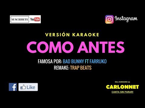 Como antes – Yandel feat Wisin (Karaoke)