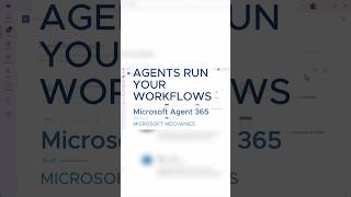 Automate workflows. #Microsoft365 #AIAgents #MicrosoftAgent365 #EnterpriseAI