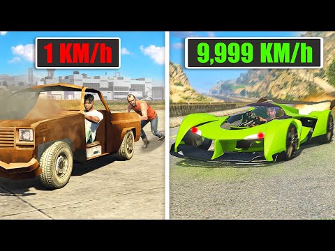 Mỗi Lần VA CHẠM XE Của Tôi Lại NHANH HƠN Trong GTA 5