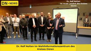Dr  Ralf Nolten ist neuer Landrat des Kreises Düren