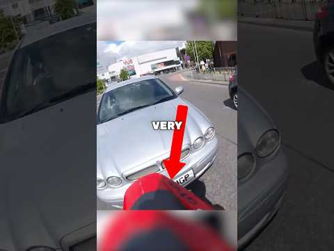 Reckless Driver Rear Ends Biker! 🤦‍♂️