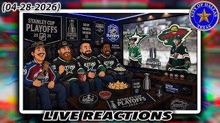 Minnesota Wild VS Dallas Stars: 2026 NHL PLAYOFFS LIVE REACTIONS (04-28-2026)