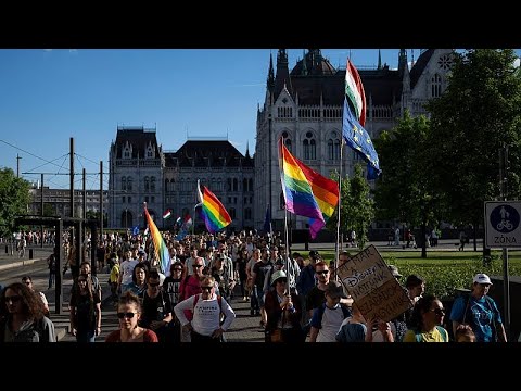 YouTube video thumbnail: 'Another red Line Crossed': Fierce Debate on Hungary's Pride ban at the European Parliament